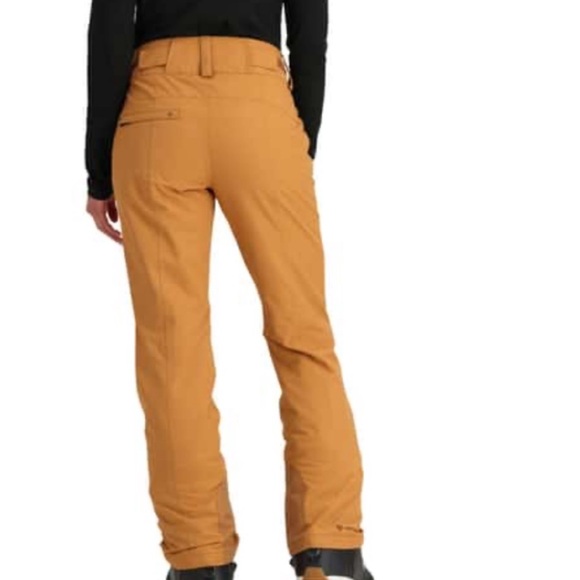 Obermeyer Fusion Series Burnt Honey Color Stretch Ski Pants. - Picture 2 of 16